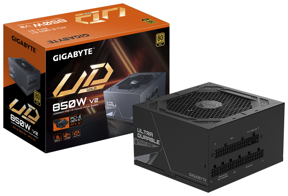 FUENTE ALIMENTACION GIGABYTE GP-UD850GM PG5 V2 850W 80+ GOLD